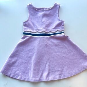 Janie and Jack Chic Bloom Lavender Scalloped Easter Spring Dress Pastel 2